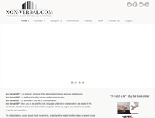 Tablet Screenshot of non-verbal.com